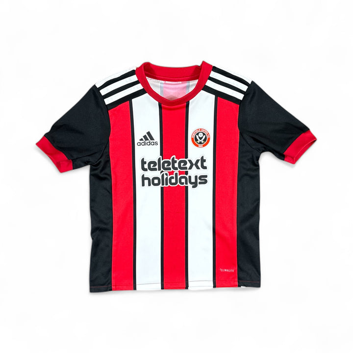 2017-18 Sheffield United Adidas Home Shirt - 8/10 - (4-5 Years)