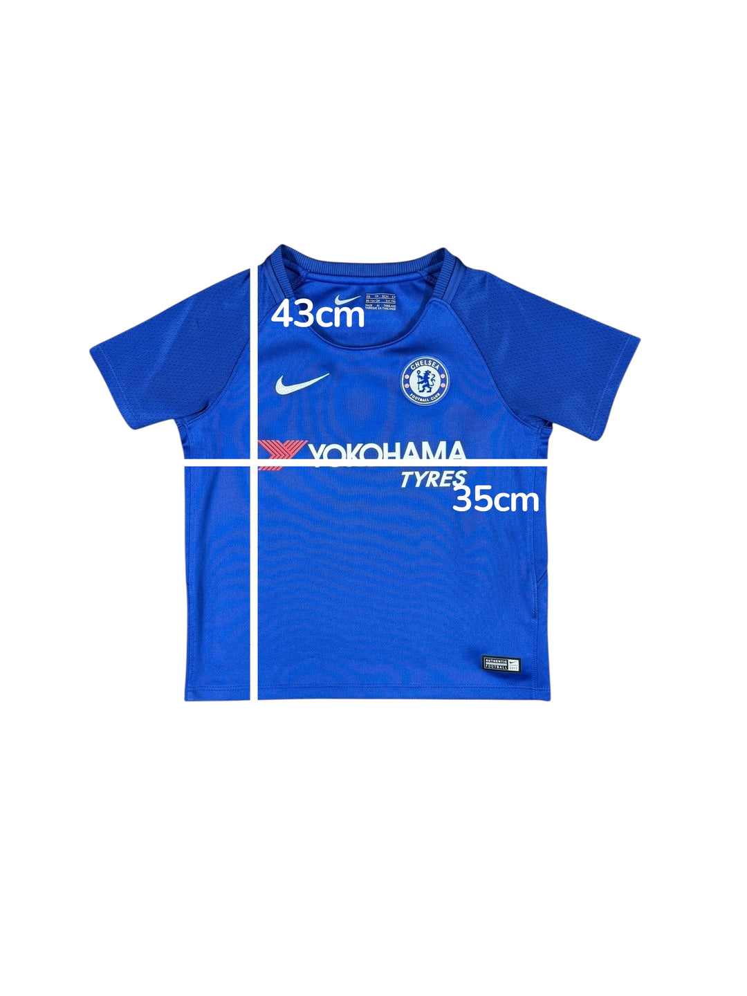 2017-18 Chelsea Nike Home Shirt - 9/10 - (3-4 Years)
