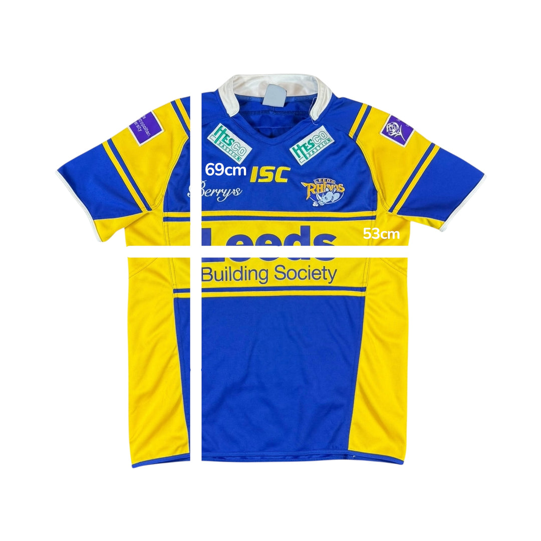 2013 Leeds Rhinos ISC Home Rugby Shirt - 7/10 - (L)