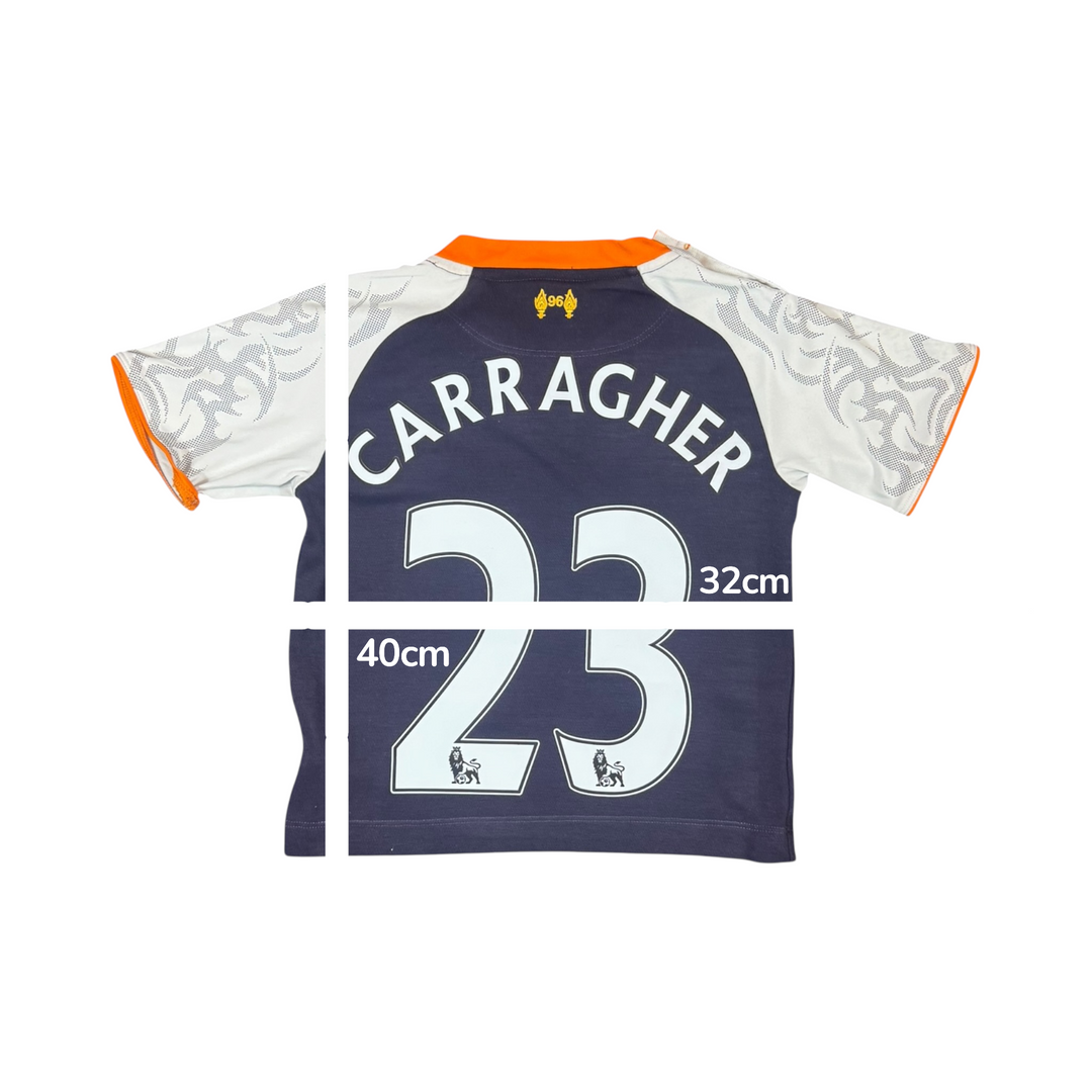 2012-13 Liverpool Third Shirt CARRAGHER #23 - 9/10 - (2-3 Years)