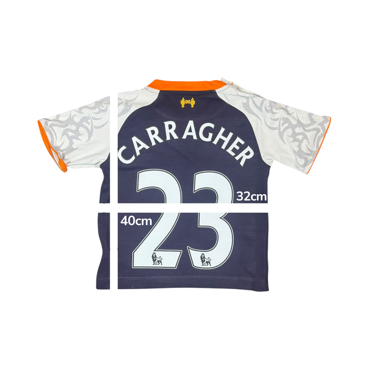2012-13 Liverpool Third Shirt CARRAGHER #23 - 9/10 - (2-3 Years)