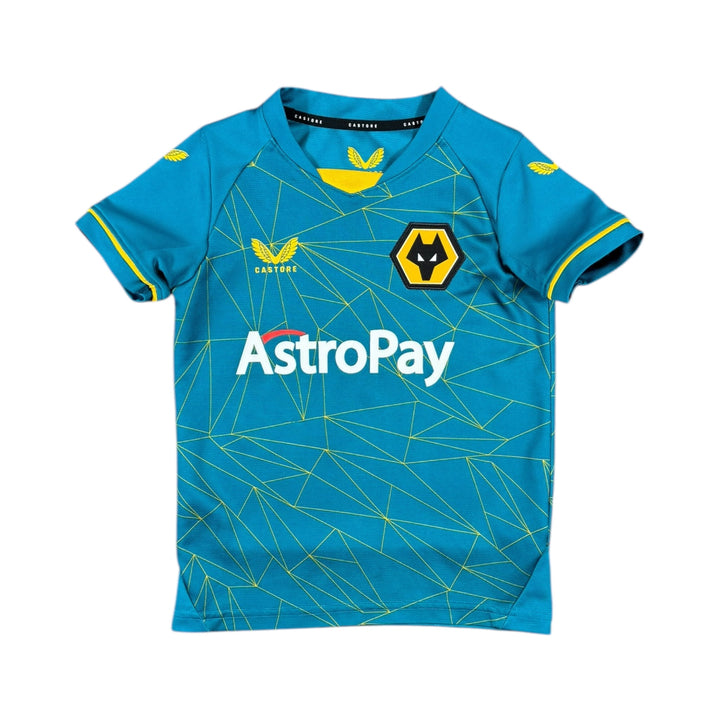 2022-23 Wolves Castore Away Shirt - 8/10 - (6-7 Years)