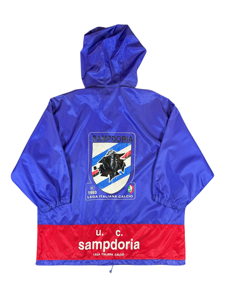 1993 Sampdoria Kappa Football 1/4 Zip Bench Jacket - 8/10 - (XL)