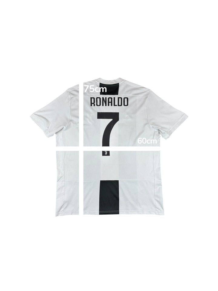 2018-19 Juventus Adidas Home Shirt #7 RONALDO - 7/10 - (XL)
