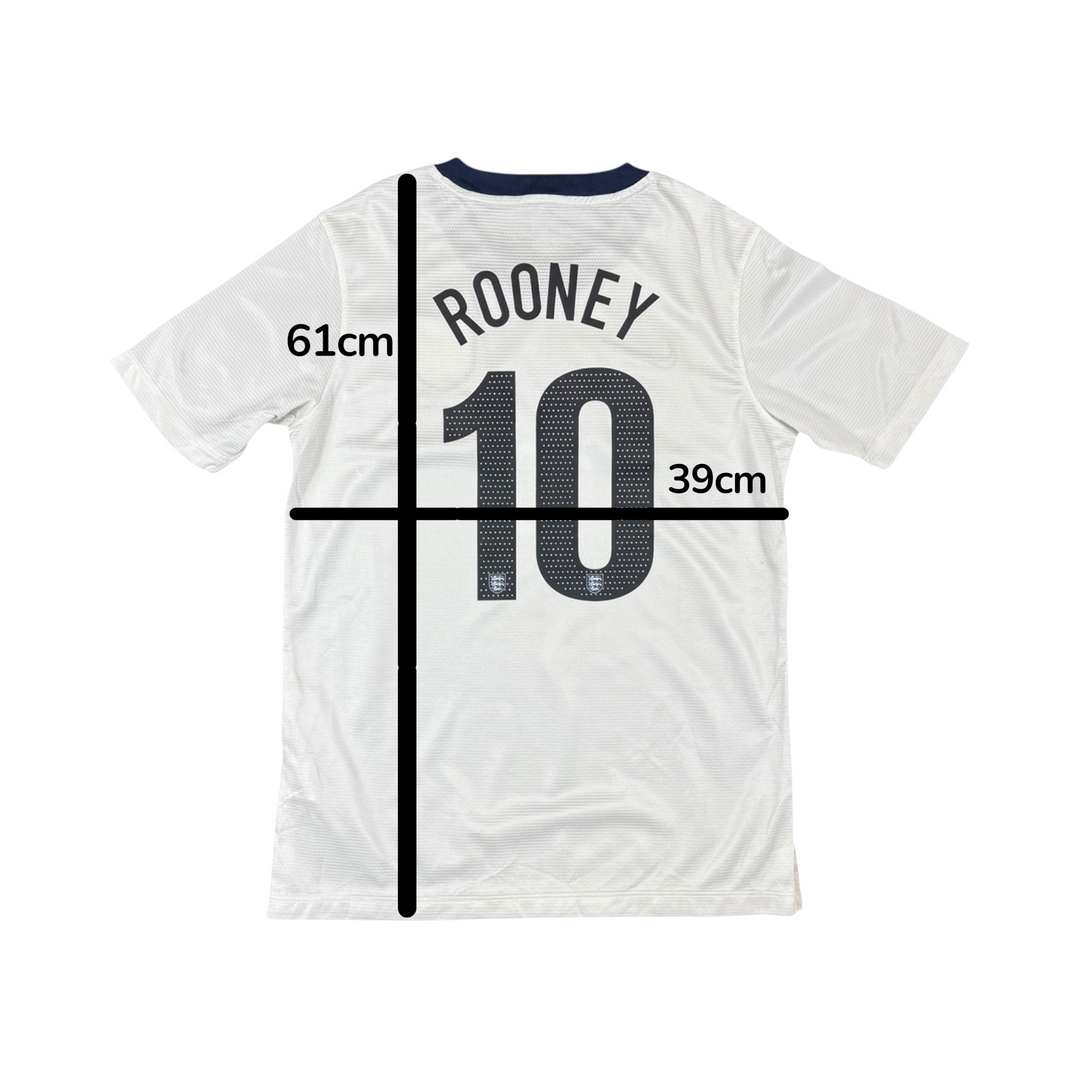 2013-14 England Nike Home Shirt ROONEY #10 - 9/10 - (14-15 Years)