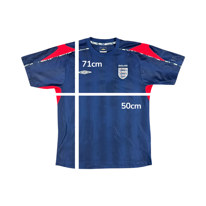 2005-06 England Umbro Training Shirt - 8/10 - (M)