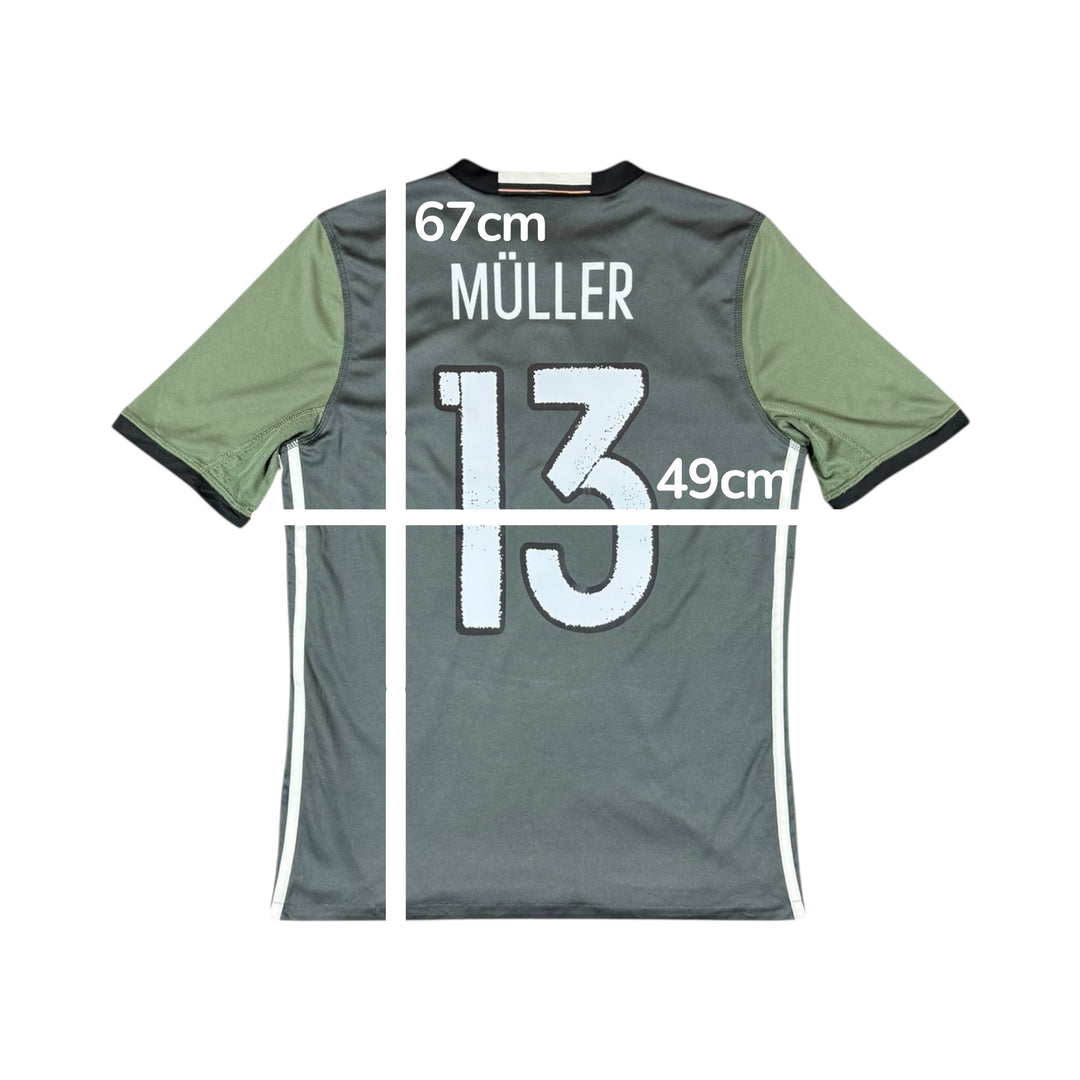 2015-16 Germany Adidas Away Shirt #13 MULLER - 9/10 - (S)