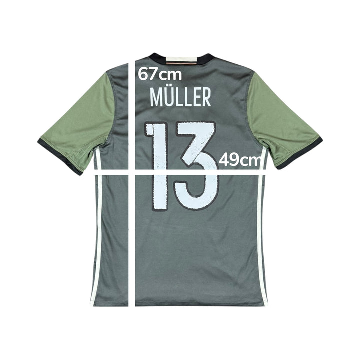 2015-16 Germany Adidas Away Shirt #13 MULLER - 9/10 - (S)