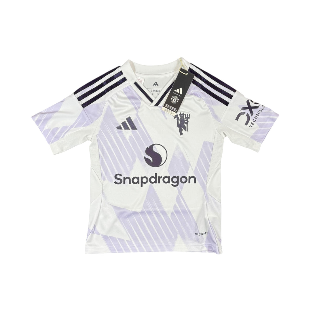 2025-26 Manchester United Away Shirt CUNHA #10 Brand New (7-8 Years)