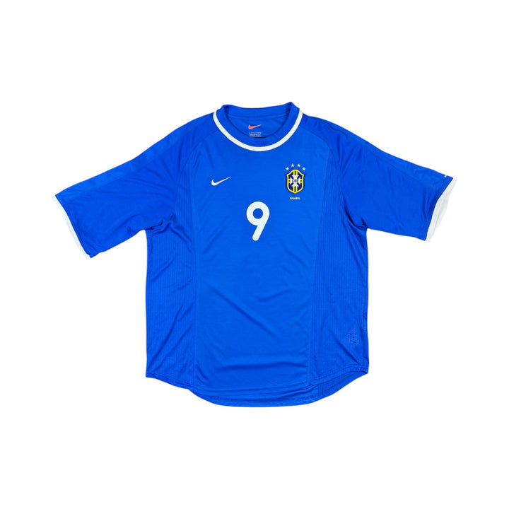 2000-02 Brazil Nike Away Shirt RONALDO #9 - 10/10 - (L)