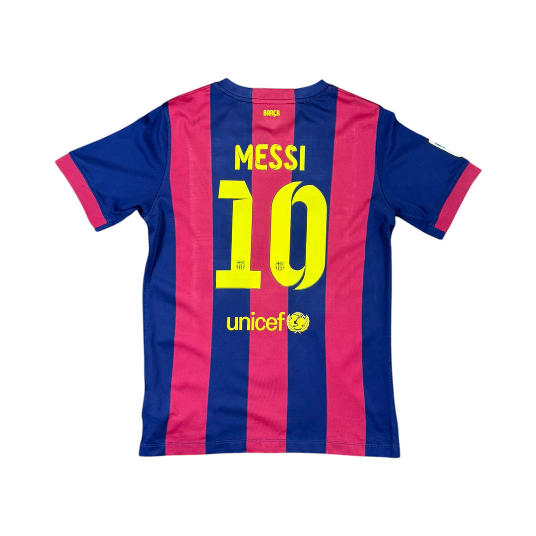 2014-15 Barcelona Nike Home Shirt MESSI #10 - 8/10 - (13-14 Years)