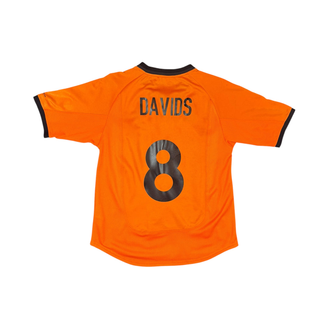 2000-02 Netherlands Home Shirt DAVIDS #8 - 6/10 - (15-16 Years)