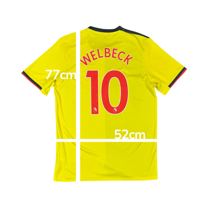 2019-20 Watford Home Shirt WELBECK #10 - 8/10 - (L)