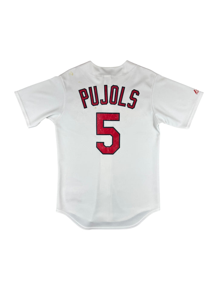 2003/07 St Louis Cardinals Majestic MLB Jersey #5 PUJOLS - 6/10 - (S)