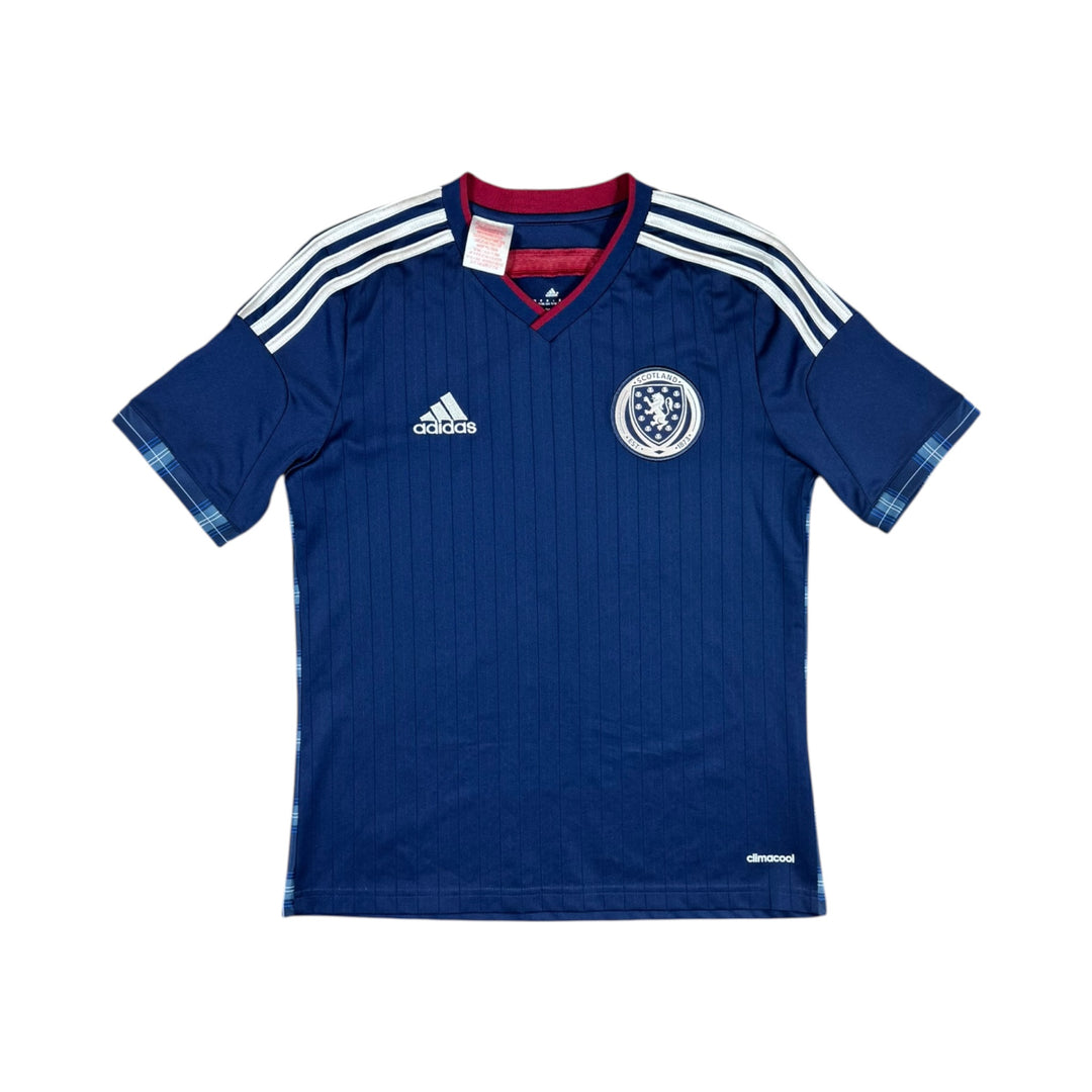 2014-15 Scotland Adidas Home Shirt #10 NAISMITH - 9/10 - (13-14 Years)