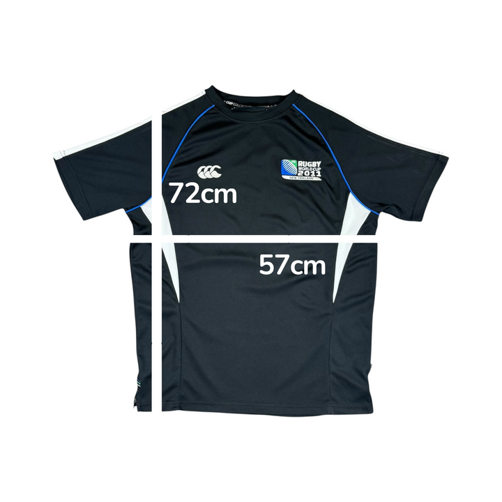 2011 New Zealand Canterbury Rugby Training Shirt - 8/10 - (M)