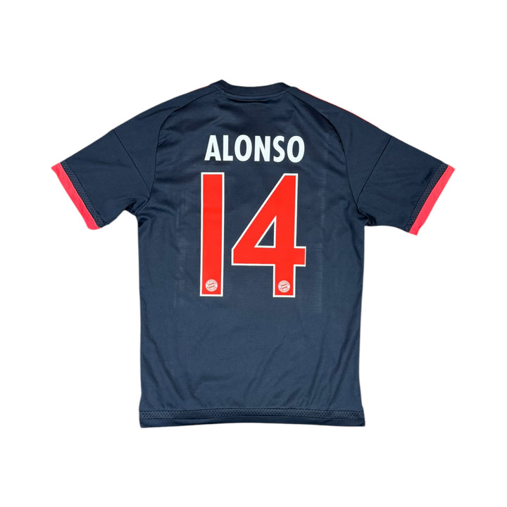 2015-16 Bayern Munich Third Shirt ALONSO #14 - 7/10 - (S)