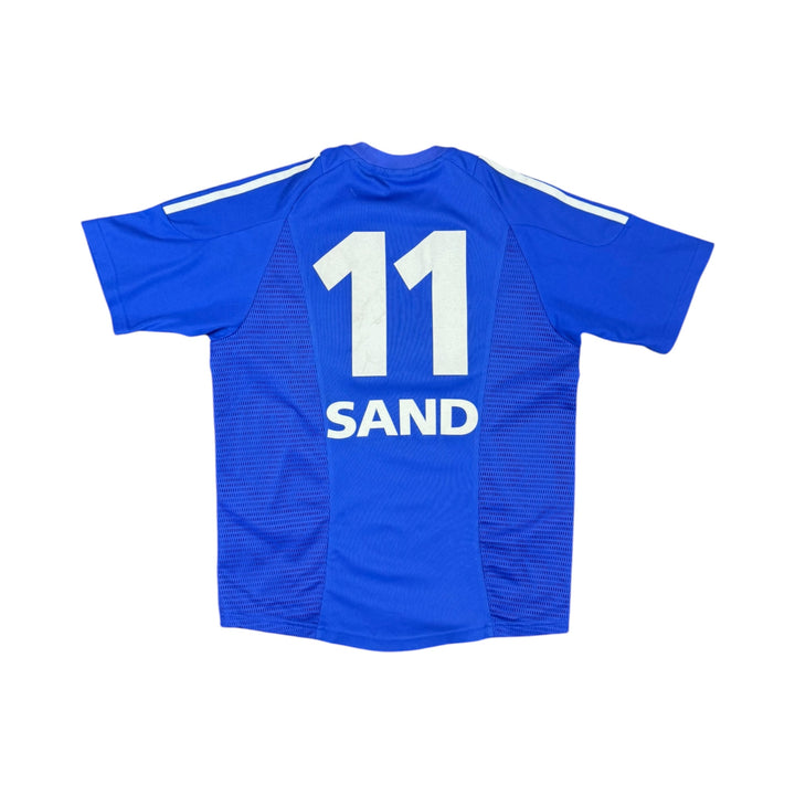 2002-04 Schalke Adidas Home Shirt SAND #11 - 7/10 - (14-15 Years)