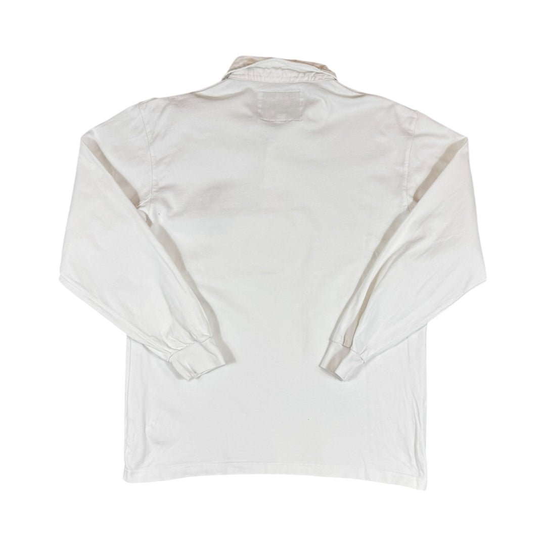 1991 England Cotton Traders Home Longsleeve Rugby Shirt - 9/10 - (L)