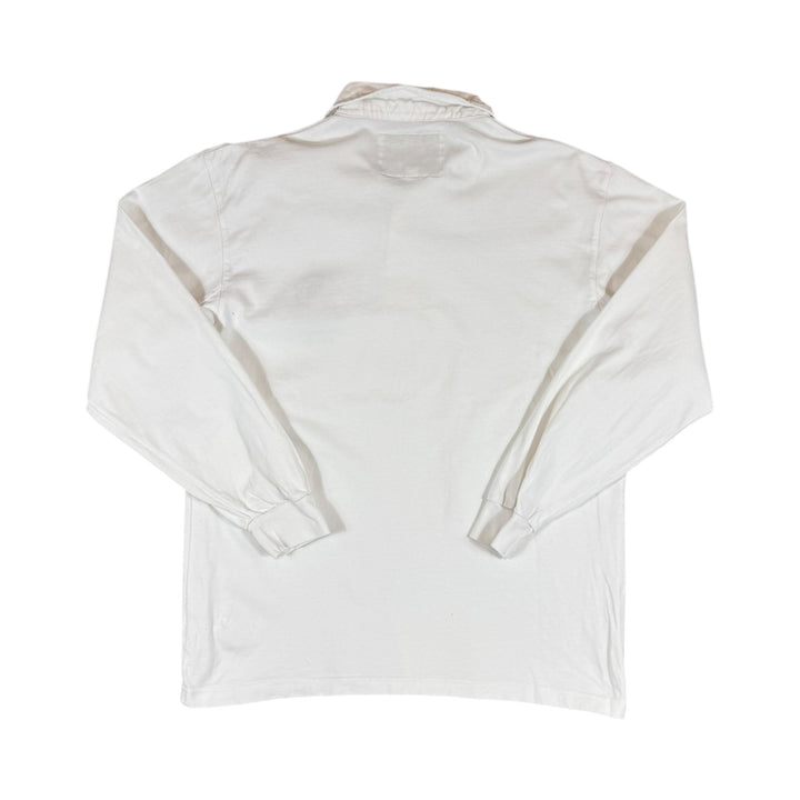 1991 England Cotton Traders Home Longsleeve Rugby Shirt - 9/10 - (L)