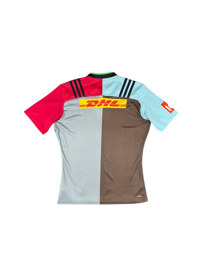 2015-16 Harlequins Adidas Home Rugby Shirt - 8/10 - (L)