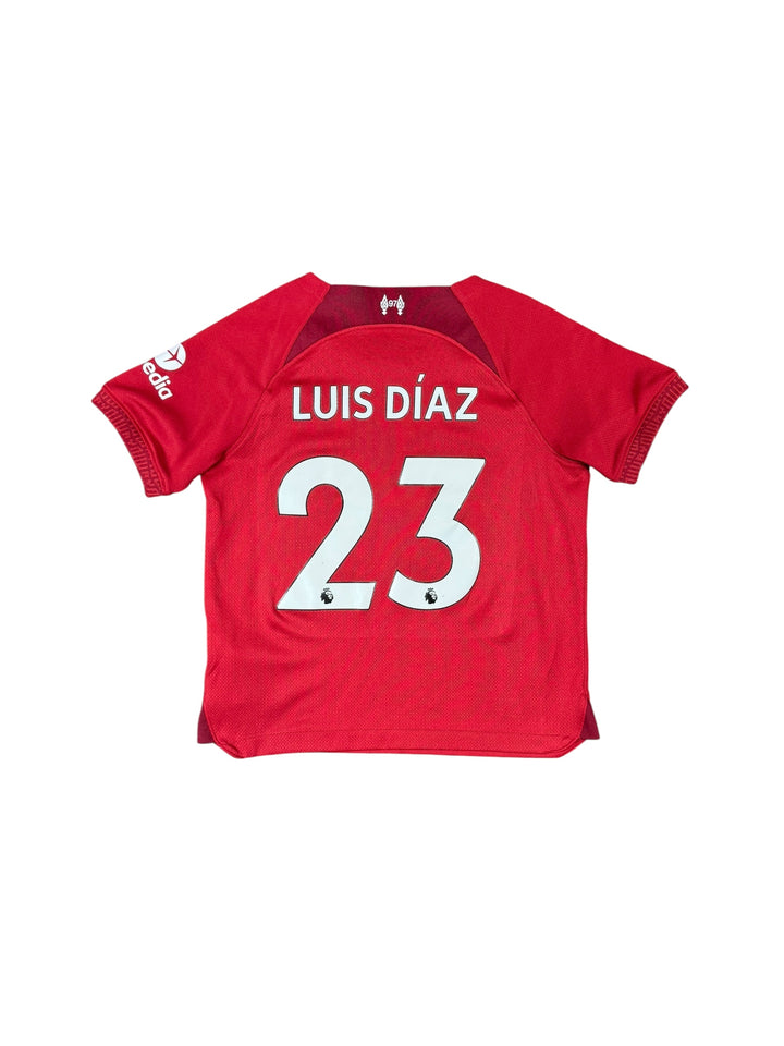 2022/23 Liverpool Nike Home Shirt #23 LUIS DIAZ - 9/10 - (7-8 Years)