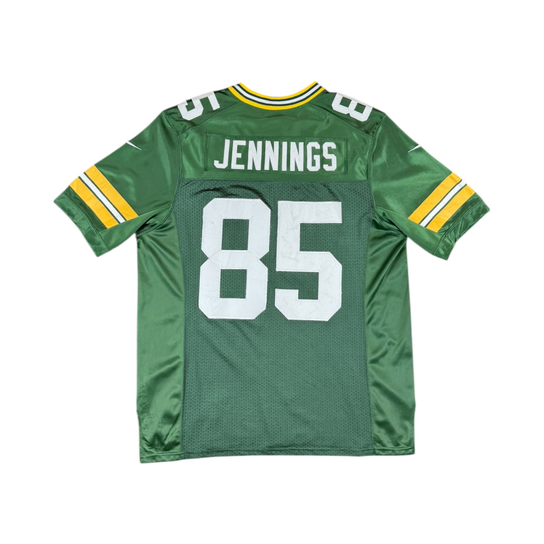 2006 Green Bay Packers #85 JENNINGS Home NFL Shirt - 7/10 - (XL)