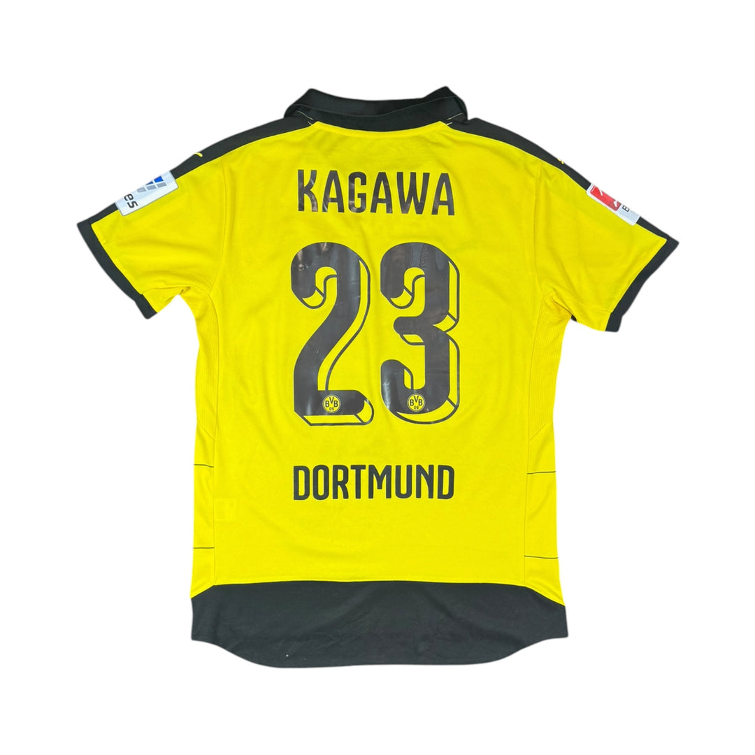 2015-16 Borussia Dortmund Pume Home Shirt KAGAWA #23 - 8/10 - (M)