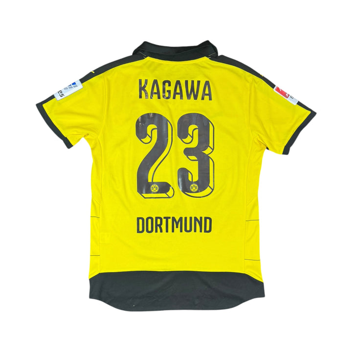 2015-16 Borussia Dortmund Pume Home Shirt KAGAWA #23 - 8/10 - (M)