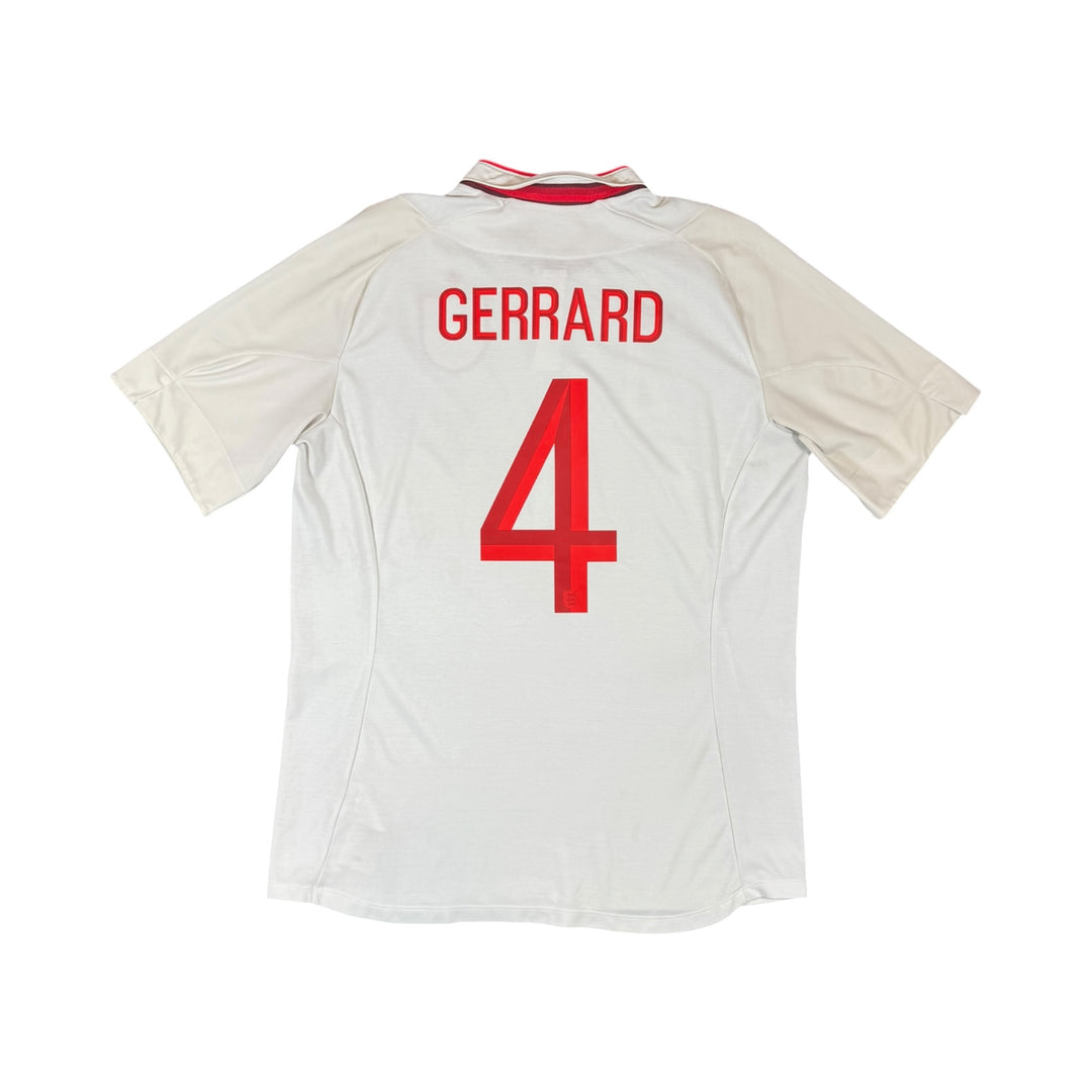 2012-13 England Umbro Home Shirt GERRARD #4 - 8/10 - (L)