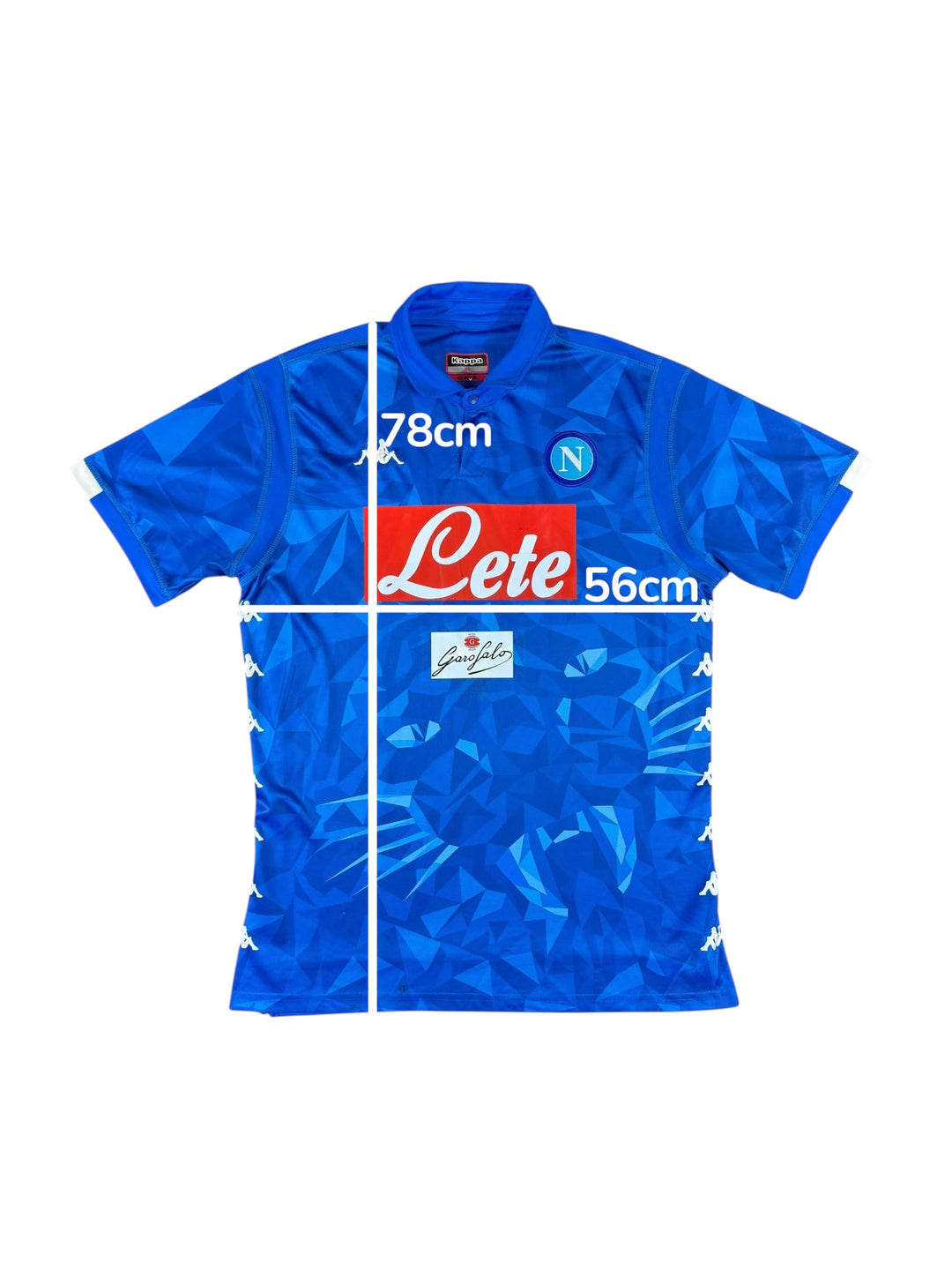 2019/20 Napoli Kappa Home Shirt - 9/10 - (XL)