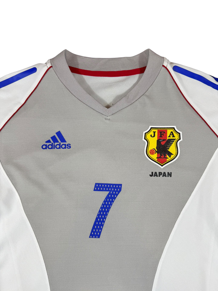 2002 Japan Adidas Football Long sleeve Shirt #7 Nakata - 9/10 - (L)