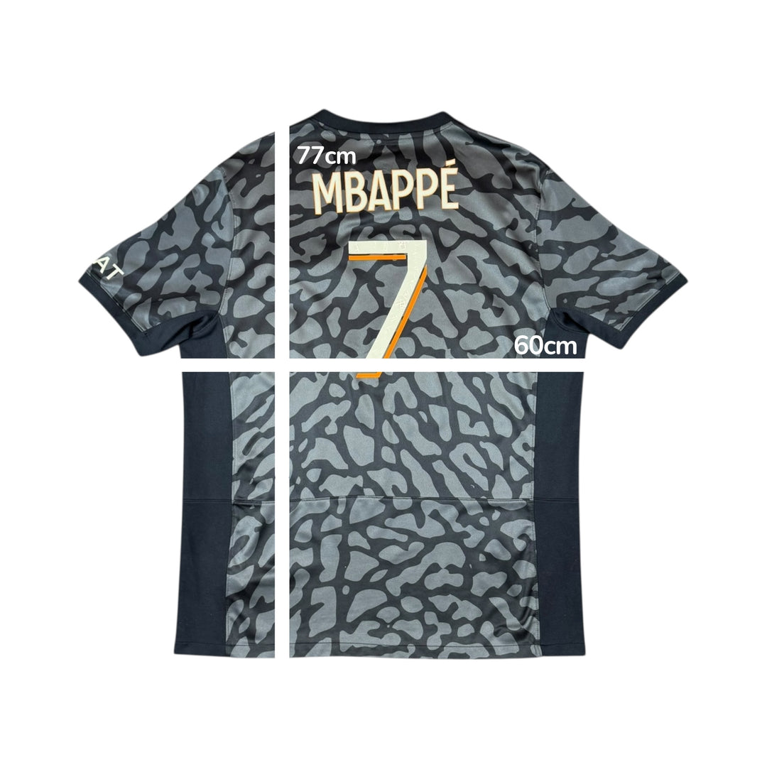 2023-24 Paris Saint Germain Nike Third Shirt #7 MBAPPE - 9/10 - (XL)
