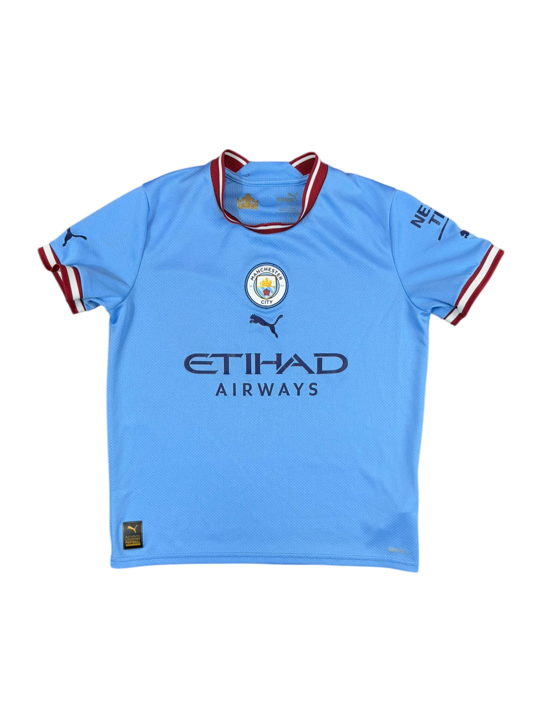 2022/23 Manchester City Home Shirt - 8/10 - (11-12 Years)