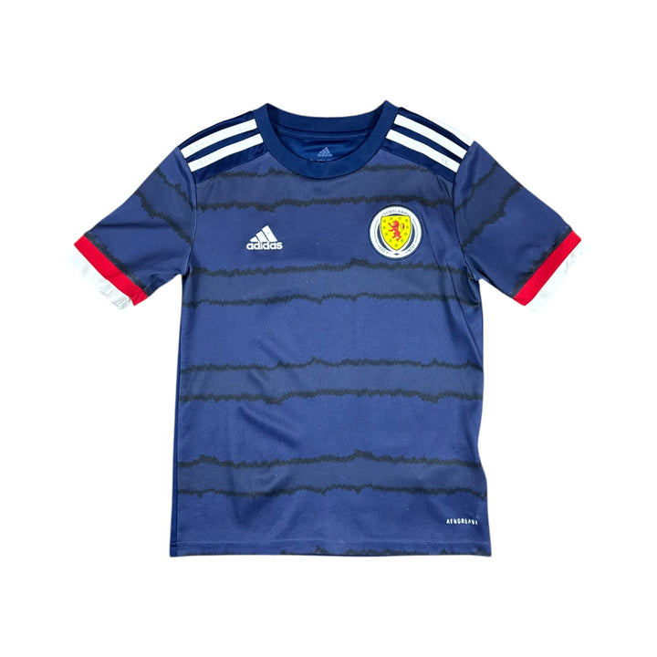 2020-22 Scotland Adidas Home Shirt - 8/10 - (9-10 Years)