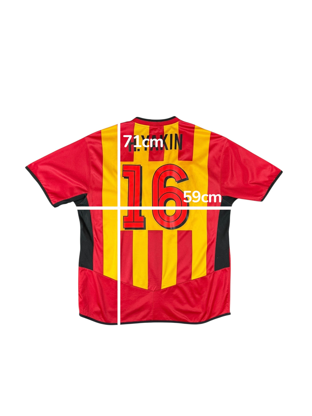 2004/05 Galatasaray Umbro Home Shirt #16 H.YAKIN - 6/10 - (L)