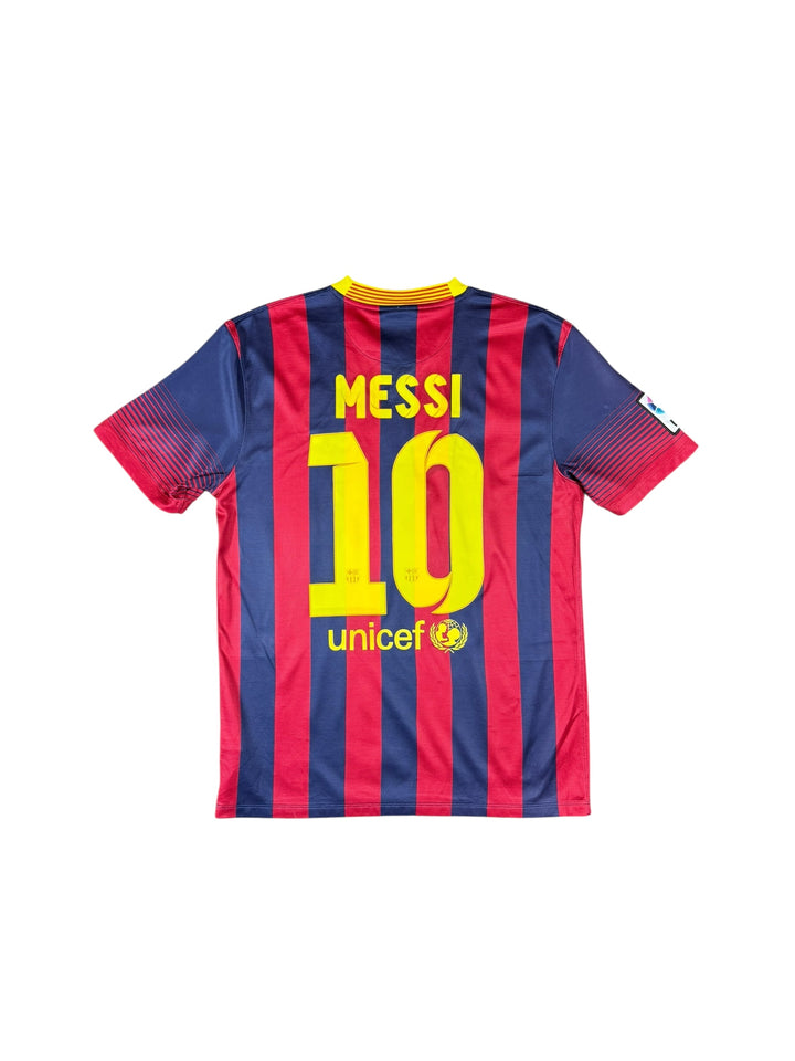 2013/14 Barcelona Nike Home Shirt #10 MESSI - 8/10 - (M)