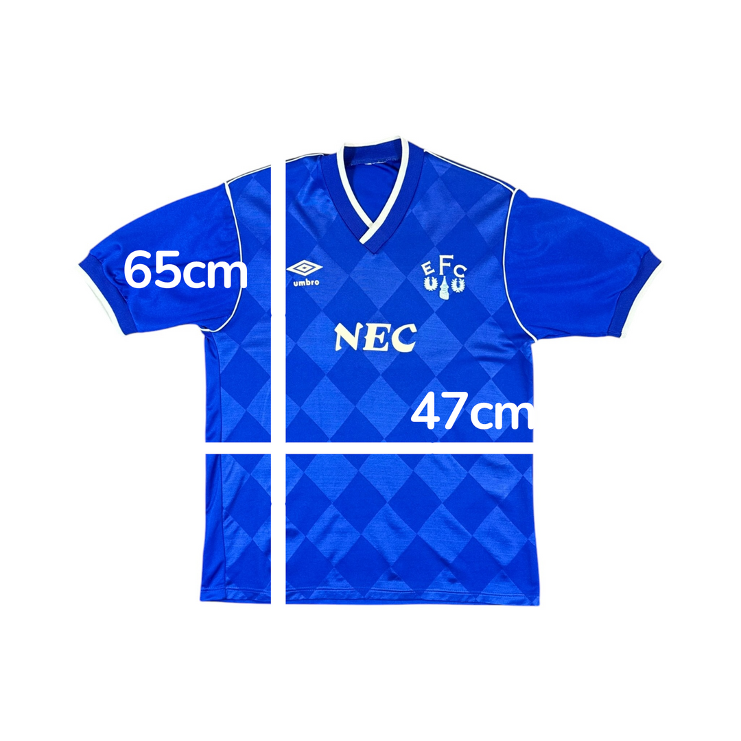 1986-89 Everton Home Shirt - 8/10 - (M)