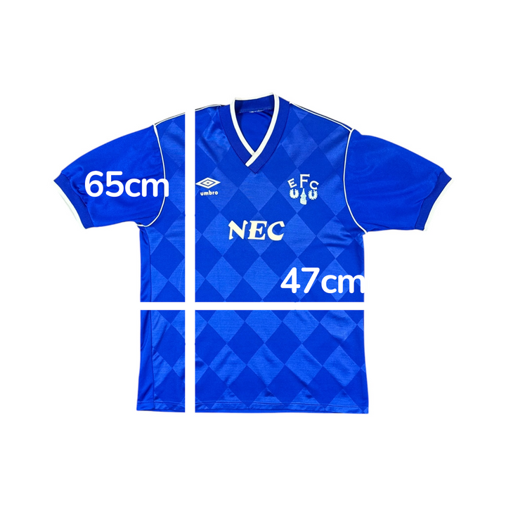 1986-89 Everton Home Shirt - 8/10 - (M)