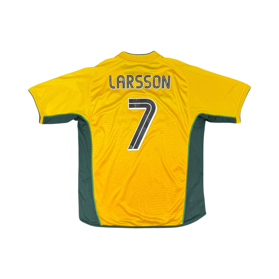 2002-03 Celtic Away Shirt LARSSON #7 - 9/10 - (XL)