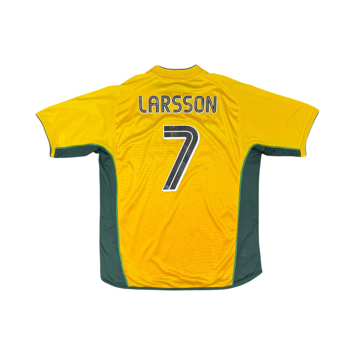 2002-03 Celtic Away Shirt LARSSON #7 - 9/10 - (XL)