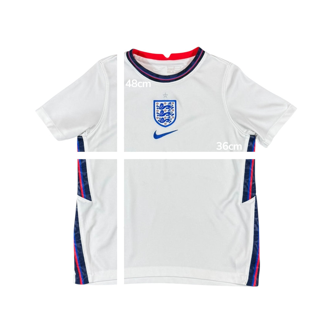 2020-22 England Nike Home Shirt - 8/10 - (6-7 Years)
