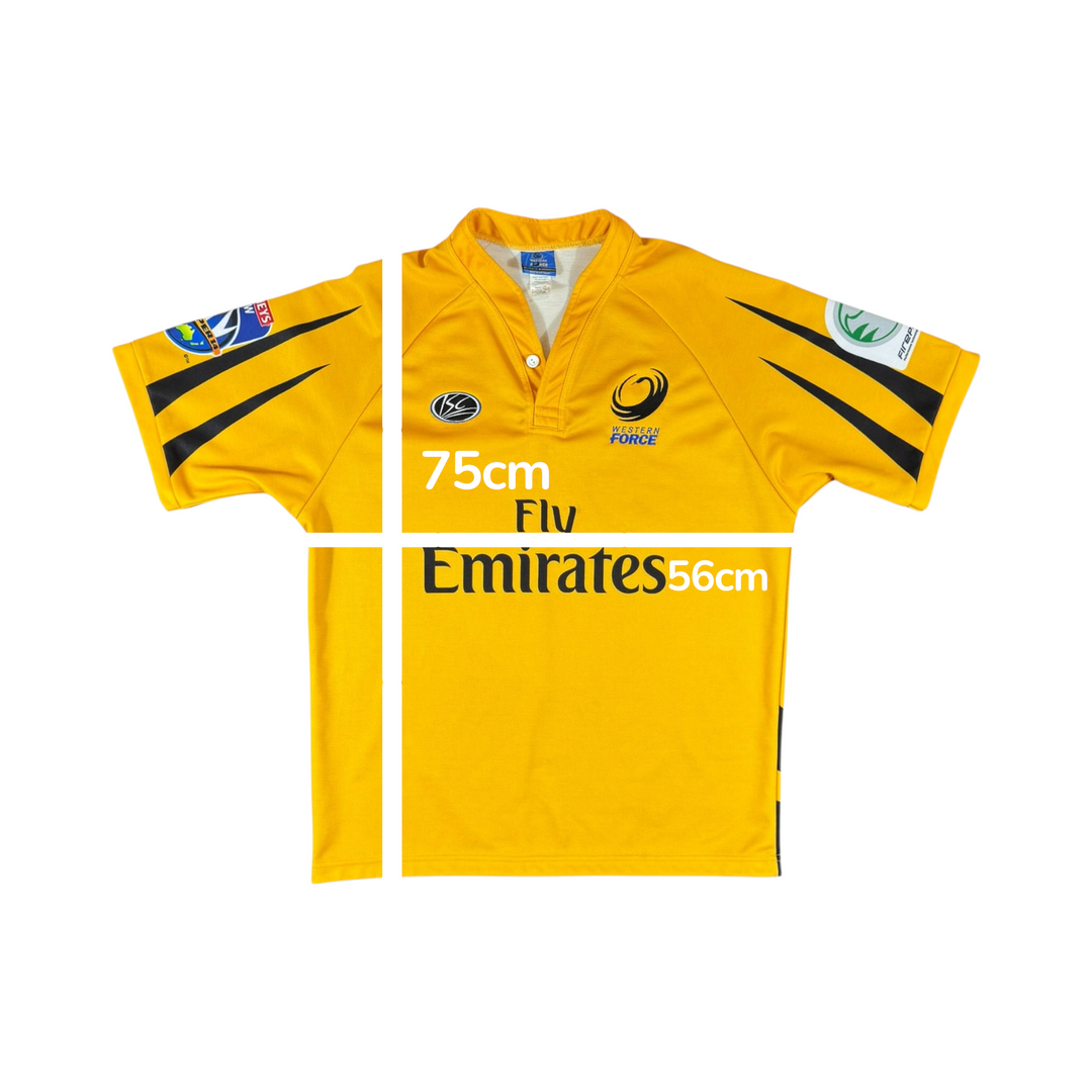 2007 Western Force ISC Away Rugby Shirt - 8/10 - (M)