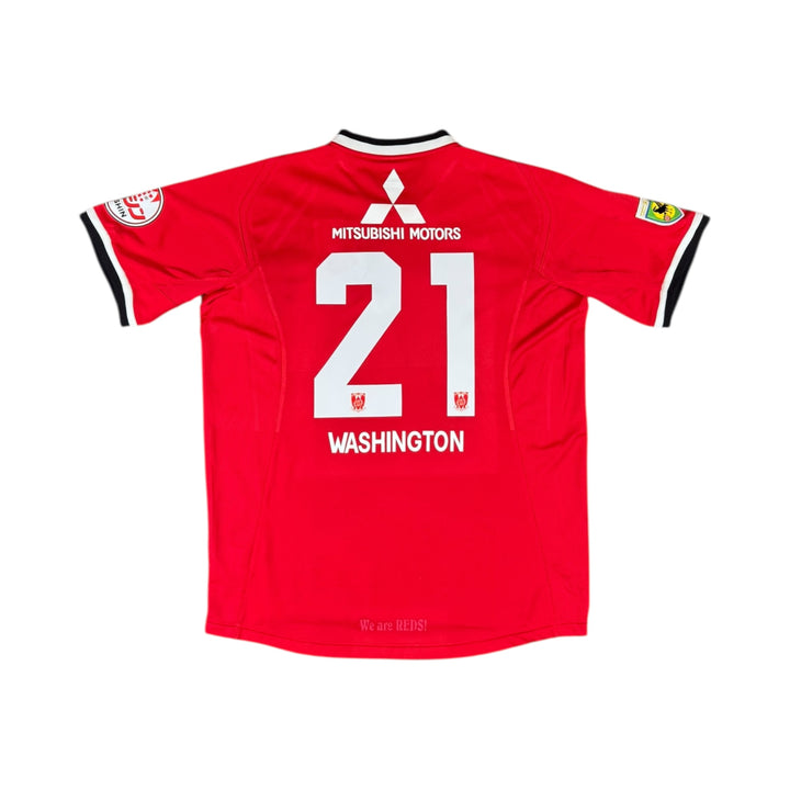 2007 Urawa Red Diamonds Nike Home Shirt #21 WASHINGTON - 9/10 - (L)