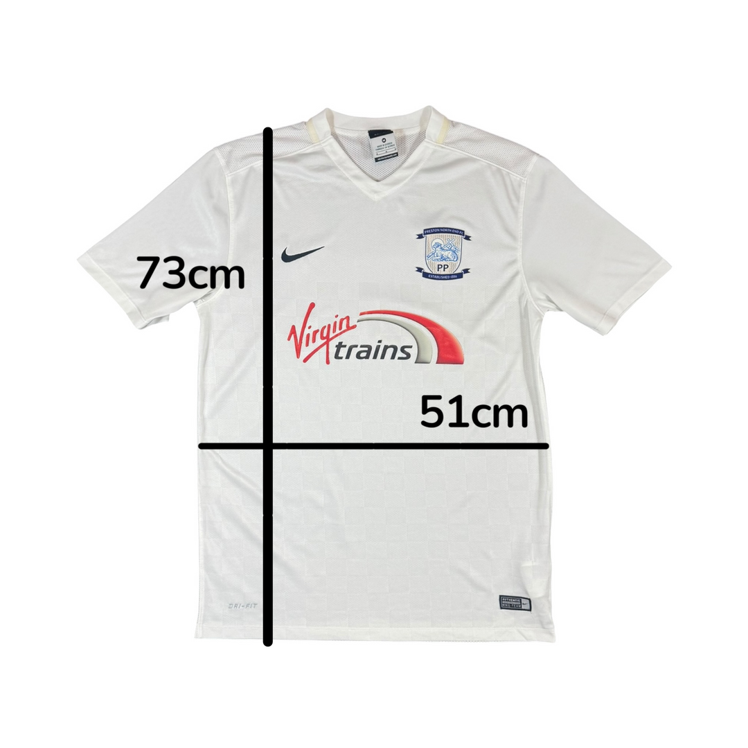 2015-16 Preston North End Home Shirt - 8/10 - (M)