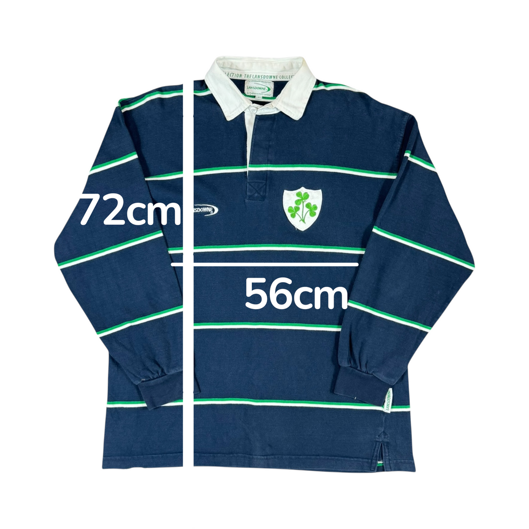 2000s Ireland Lansdowne Rugby L/S Shirt - 8/10 - (L)