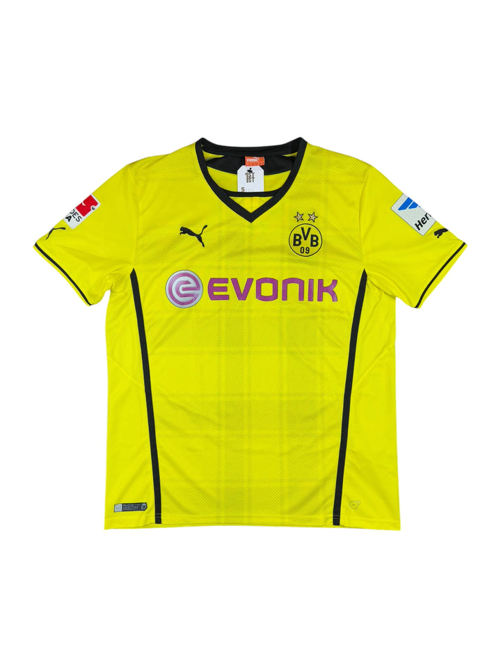 2013/14 Borussia Dortmund Puma Home Football Shirt #19 Grobkreutz - 7/10 - (XL)