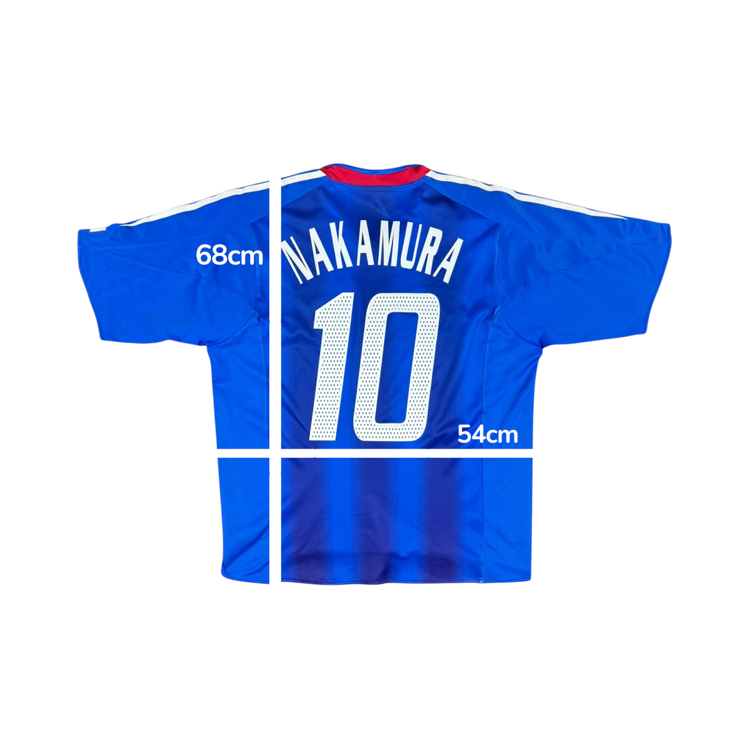 2004-06 Japan Adidas Home Shirt Player Authentic #10 NAKAMURA - 9/10 - (M)