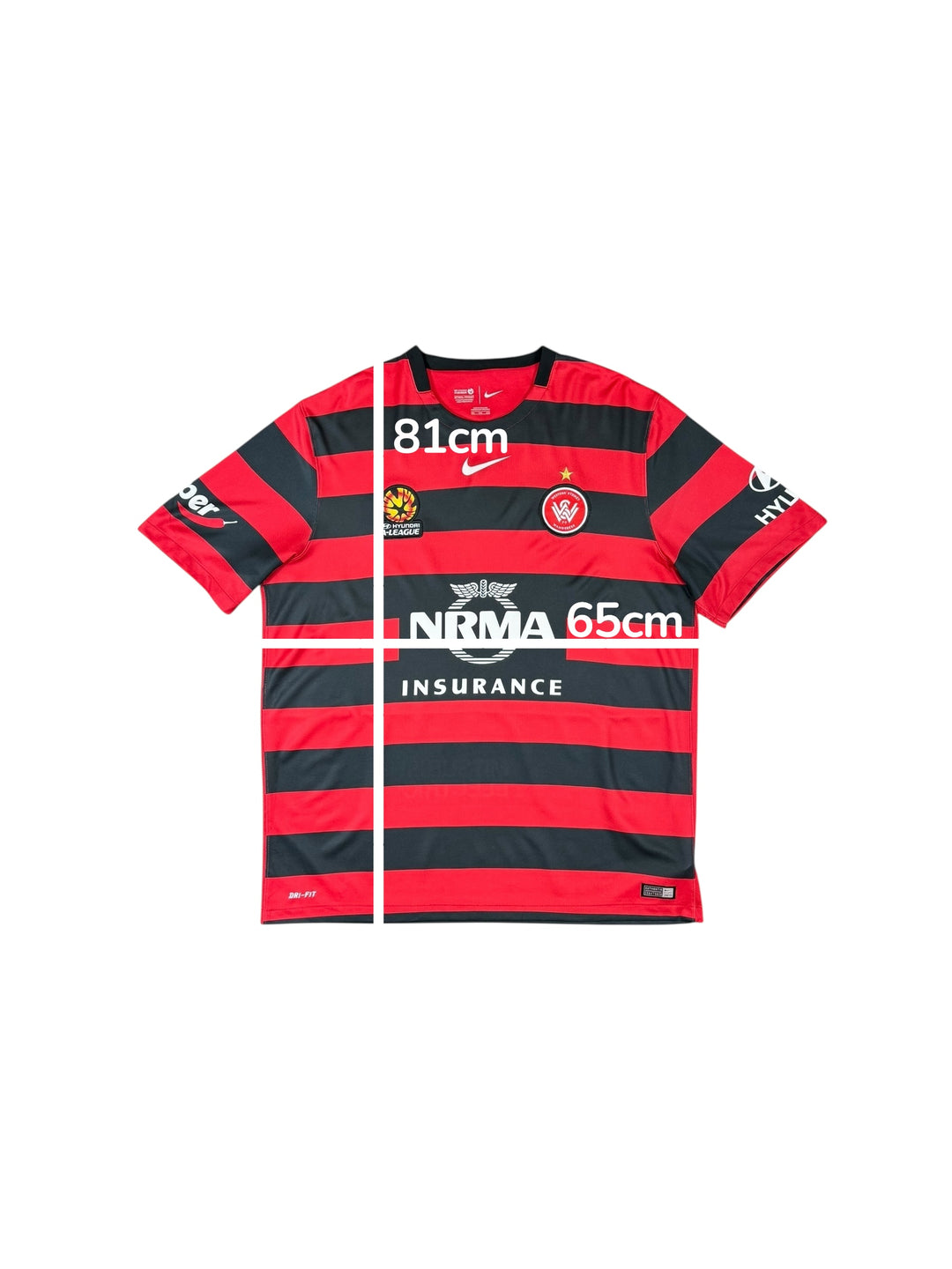 2015-16 Western Sydney Wanderers Nike Home Shirt - 9/10 - (2XL)