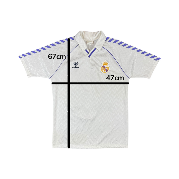 1986-88 Real Madrid Hummel Home Shirt #25 - 8/10 - (M)
